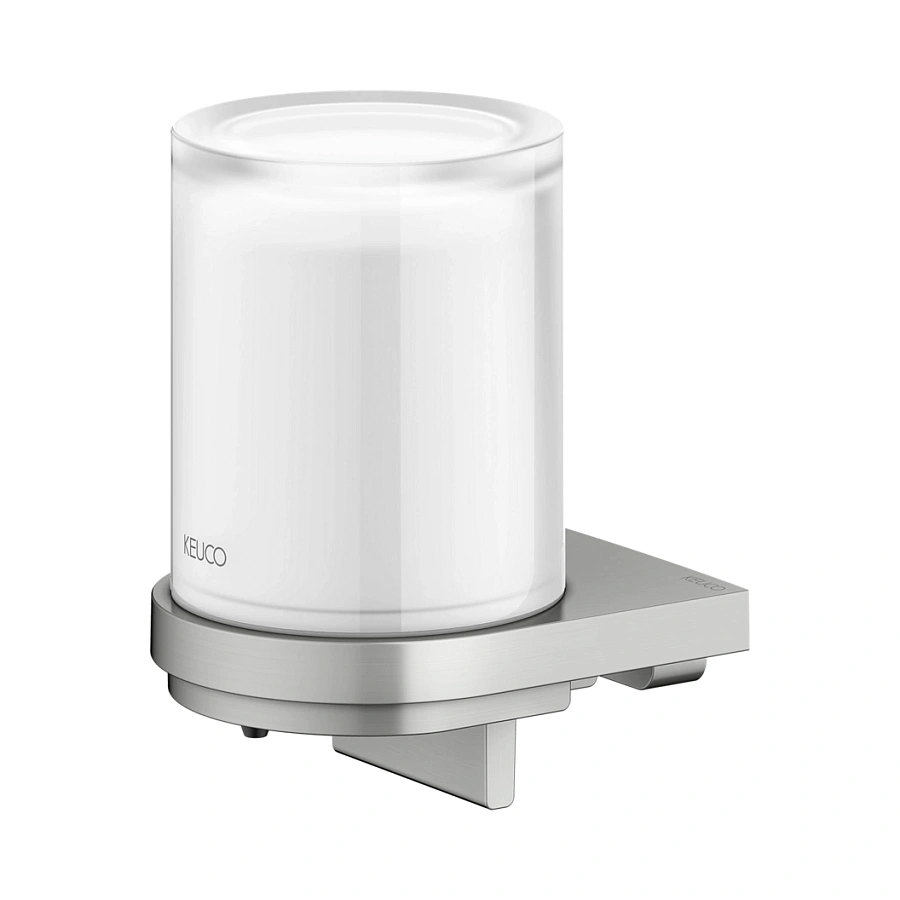 Дозатор для мыла со съёмным стаканом для жидкого мыла Keuco Moll 12752219000 покрытие в нержавеющей стали