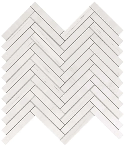 Мозаика Marvel Bianco Dolomite Herringbone Wall Мозаика Marvel Bianco Dolomite Herringbone Wall