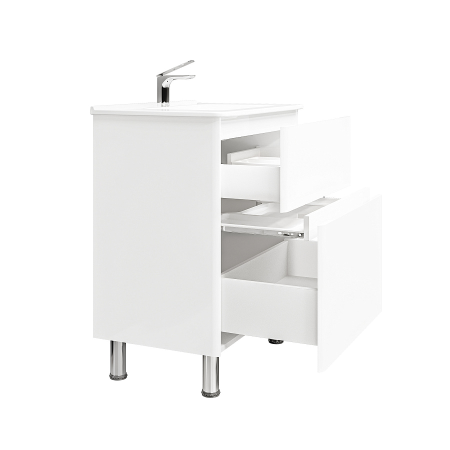 Тумба под умывальник Raval Claridy 70 напольная белая