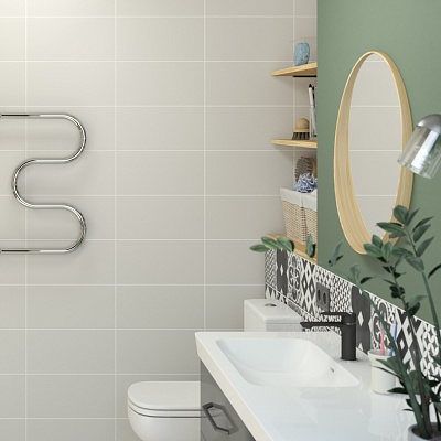 Водяной полотенцесушитель Стилье М-образный 600х400 резьба-сгон 1", Без покрытия, арт.00004-6040