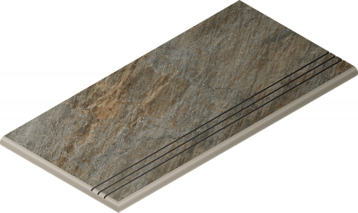 Ступень Italon MAGNETIQUE DARK GRADINO ROUND GRIP 30X60 SX / ДАРК ЗАКРУГ.ГРИП 30X60 ЛЕВ