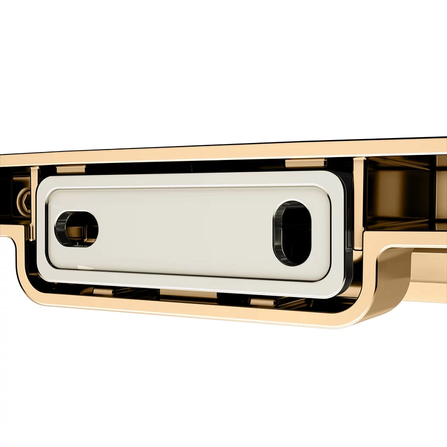 Держатель туалетной бумаги с крышкой Keuco Moll 12760250000 латунь шлифованная