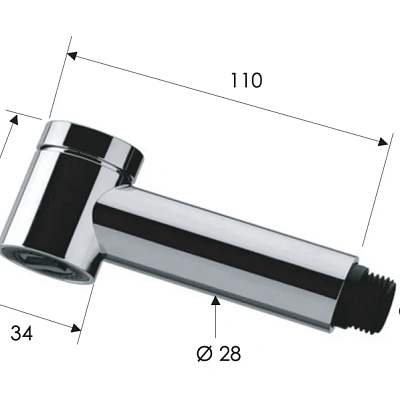 Гигиенический душ Remer 332EUX, хром