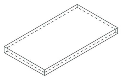 Ступень Italon AVANTGARDE PURE SCAL.33X120 ANG.SX / АВА.ПЬЮР 33X120 УГЛ.ЛЕВ
