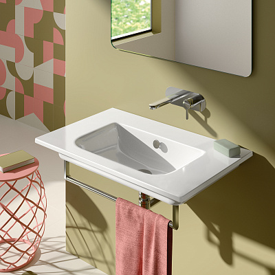 Раковина Catalano Italy 80х50, арт.0720810001, без отв. под смеситель, белый глянцевый