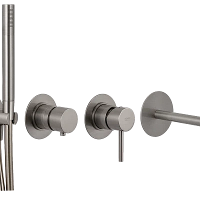 Смеситель для ванны Remer X Style X96S03ROXXXV, сталь