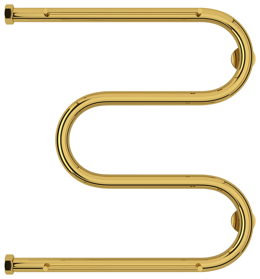 Водяной полотенцесушитель Сунержа М-образный 2 полки+ 500х500, Золото, арт.03-4008-5050