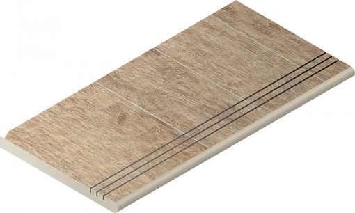 Ступень Italon NL-WOOD OLIVE GRADINO ROUND GRIP 30X60 / ОЛИВ ЗАКРУГ.ГРИП 30X60