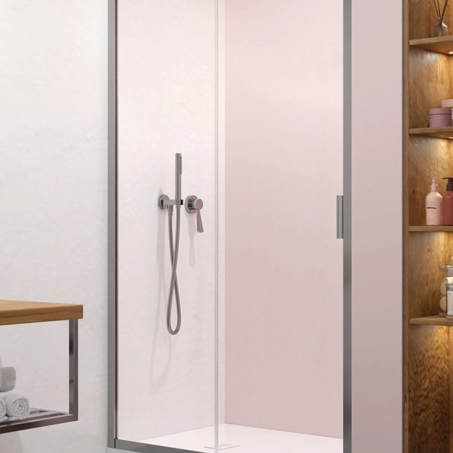 Душевая дверь Radaway ALIENTA DWJ 140x190 стекла прозрачные, профиль хром