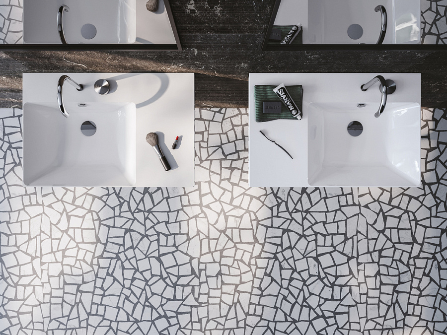 Раковина Catalano Zero 75x50, арт.0120780001, ,чаша справа, без отверстия под смеситель, белый глянцевый