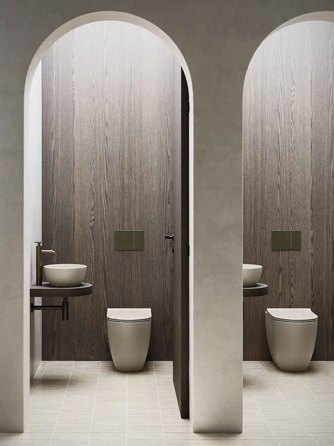 Унитаз напольный безободковый Catalano Sfera 55x35, шелк матовый, арт.514550029