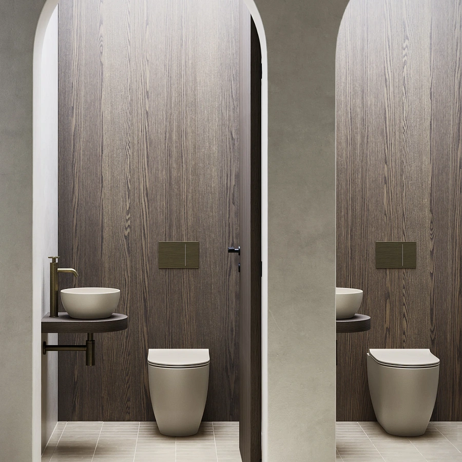 Унитаз напольный безободковый Catalano Sfera 55x35, шелк матовый, арт.514550029