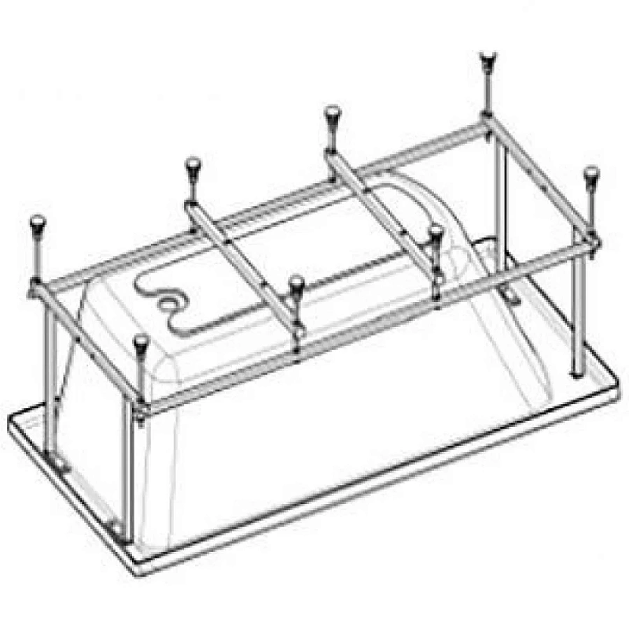 Акриловая ванна Excellent Heaven 180х80 Slim с ножками