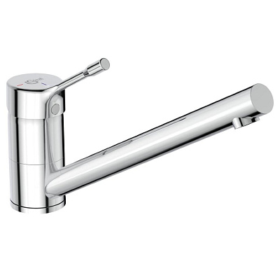 Смеситель Ideal Standard Ceralook для кухонной мойки, хром матовый, BC292GN, цвет хром матовый