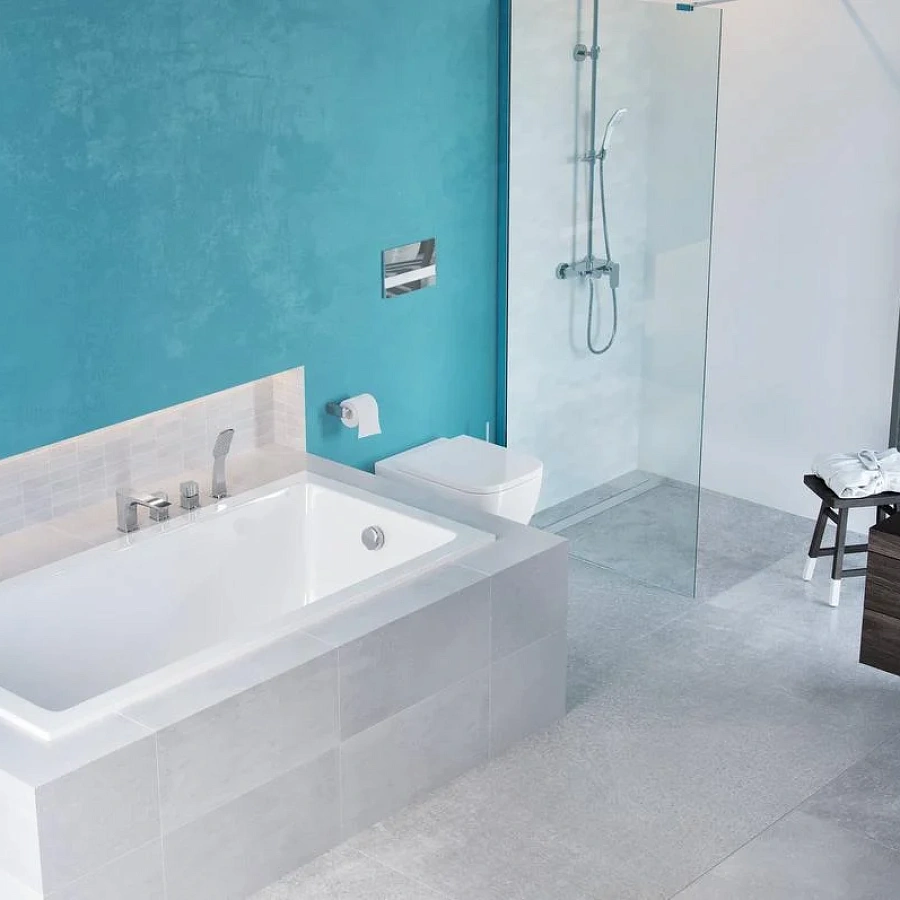 Акриловая ванна Excellent Wave Slim 170х75 с ножками