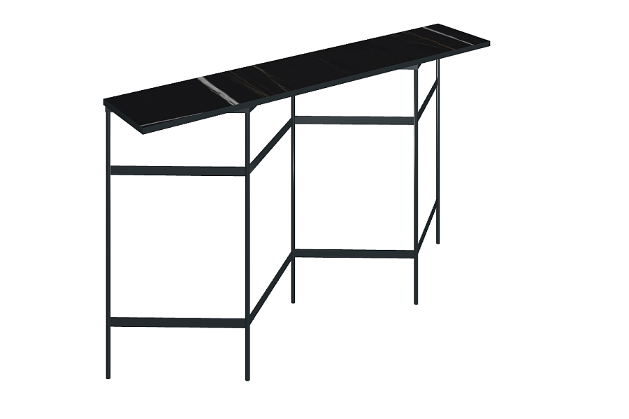 Книжный стеллаж со столешницей из керамогранита Italon Home TRINITY 150х30