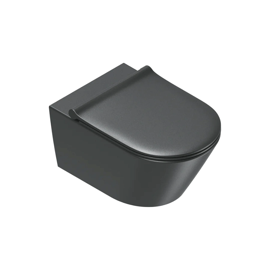 Унитаз подвесной Catalano Zero 55х35, черный матовый, торнадо, арт.111550022