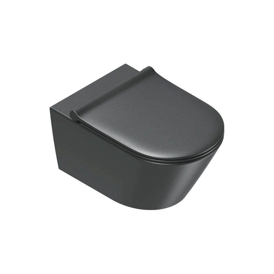 Унитаз подвесной Catalano Zero 55х35, черный матовый, торнадо, арт.111550022