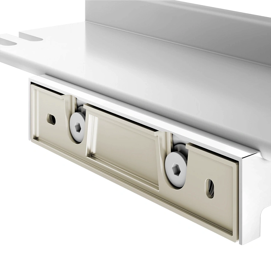 Полочка для душа Keuco Reva 12858510000 белый матовый / хром