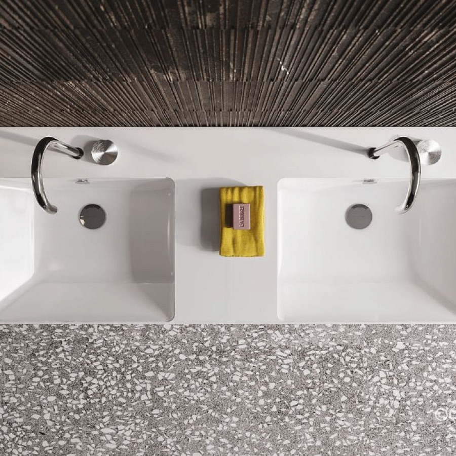 Раковина Catalano Zero 125x50, арт.0121270001, на 2 чаши, без отв. под смеситель, белый глянцевый