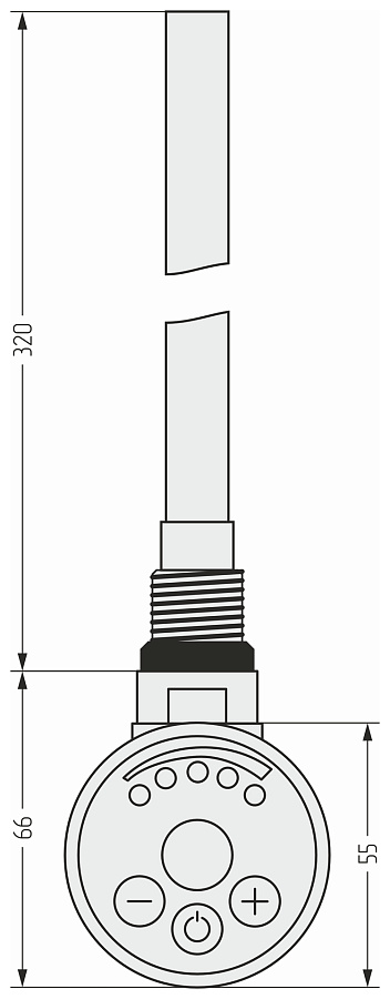 Электронагреватель LUX-01T 300 W (Без покрытия), арт.00103-2000