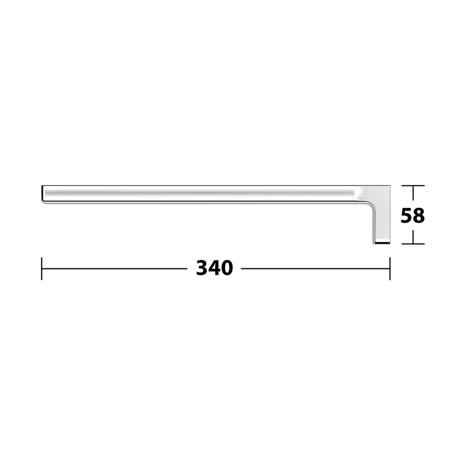 Полотенцедержатель 1-рычажный Keuco Moll 340 мм 12722010000 хром