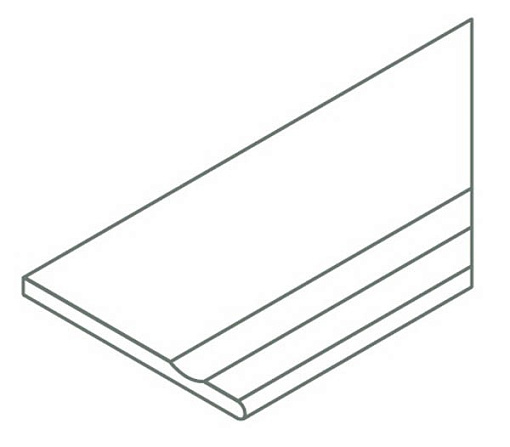 Бортик FOSSIL BLACK BOR.30X120 SVASATO ROUND DX / ФОССИЛ БЛЭК БОРТ.30X120 С ВЫЕМК.ЗАК.ПР