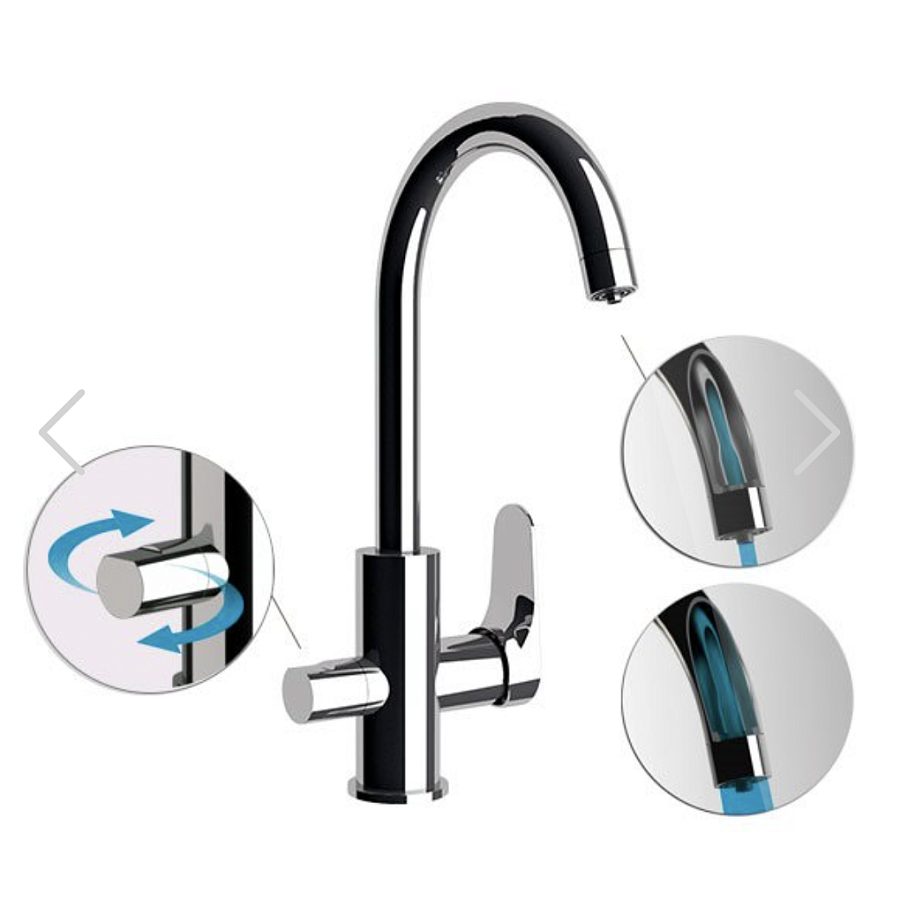 Смеситель для кухни Remer Winner W79DW, хром