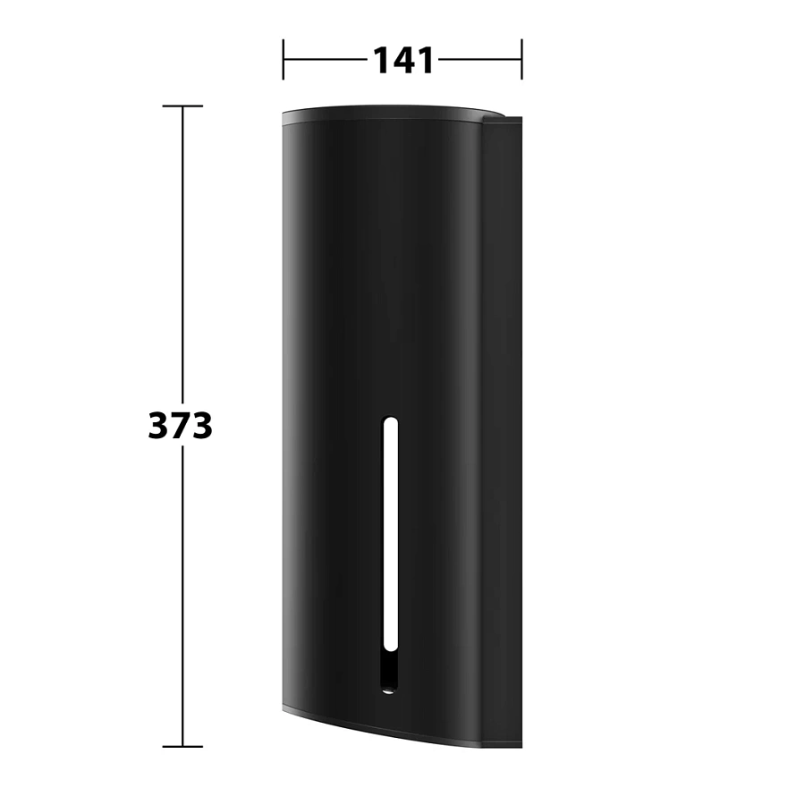 Дозатор бумажных полотенец Keuco Plan 14985370000 черный матовый / черный