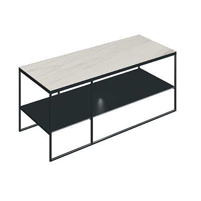 Журнальный столик со столешницей из керамогранита Italon Home SQUARE 100