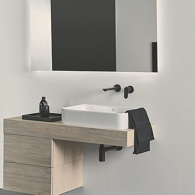 Смеситель для умывальника Ideal Standard Silk Black Cerafine O BD133XG черный матовый