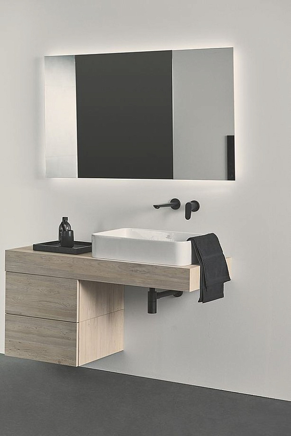 Смеситель для умывальника Ideal Standard Silk Black Cerafine O BD133XG черный матовый