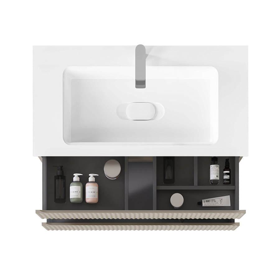 Тумба Raval Coste 100 подвесная Светло-коричневая