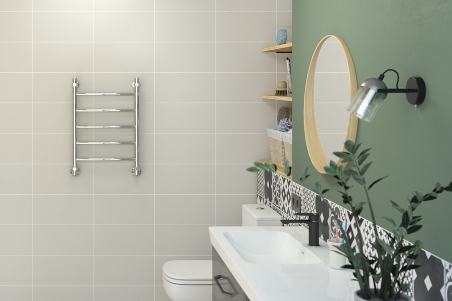 Водяной полотенцесушитель Стилье Аксиома-20 600х400, Без покрытия, арт.00662-6040