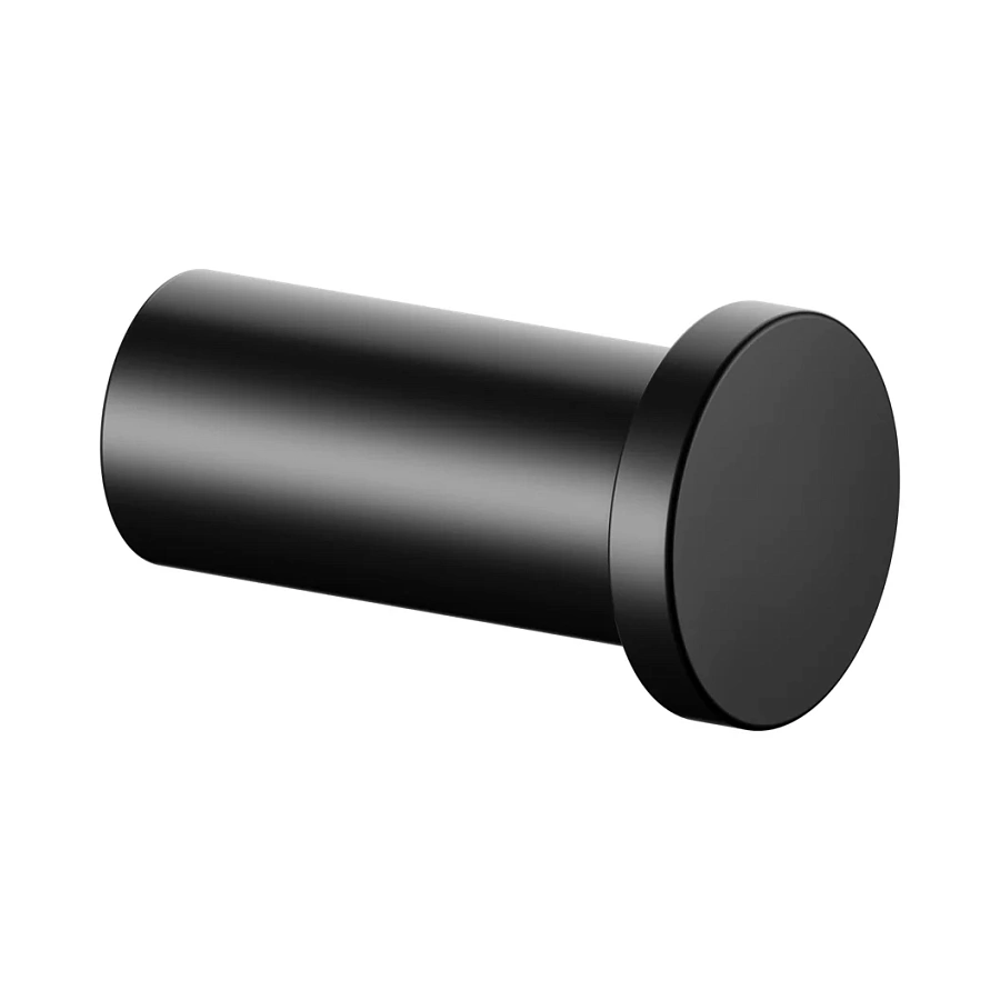 Крючок для полотенца с упором для двери Keuco Plan 14916370000 черный матовый