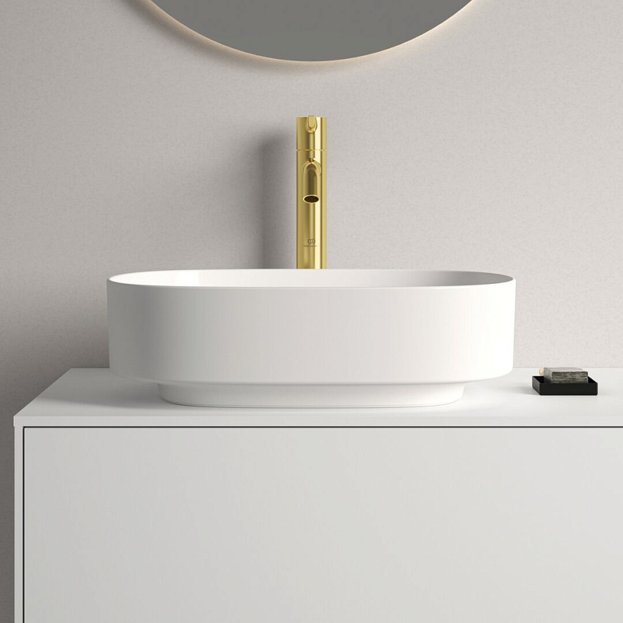 Раковина-чаша Ideal Standard Atelier Linda-X 45x38 см T4400V1 без перелива, белый матовый