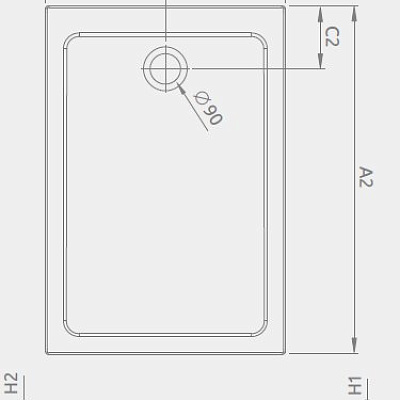 Душевой поддон Radaway Doros F Compact 120x90x12