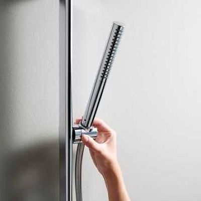 Ручной душ Hansgrohe Pulsify S 100 1jet, EcoSmart, хром, 24125000