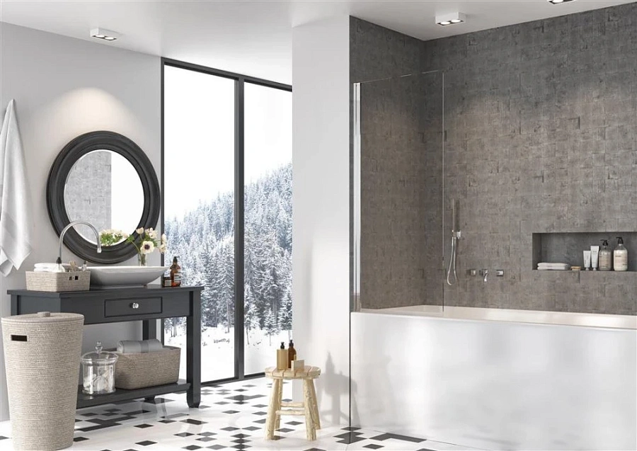 Шторка на ванну Radaway Nes PNJ 60L (прозрачное)