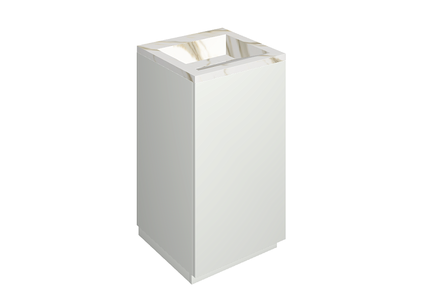 Раковина из керамогранита ITALON HOME Cube Air 50 White