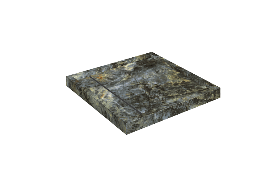 Душевой поддон из керамогранита ITALON HOME Diamond 80, арт.620820000001