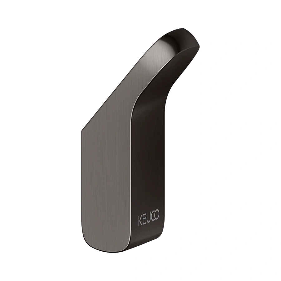 Крючок для полотенца Keuco Moll один 12715350000 титан черный шлифованный