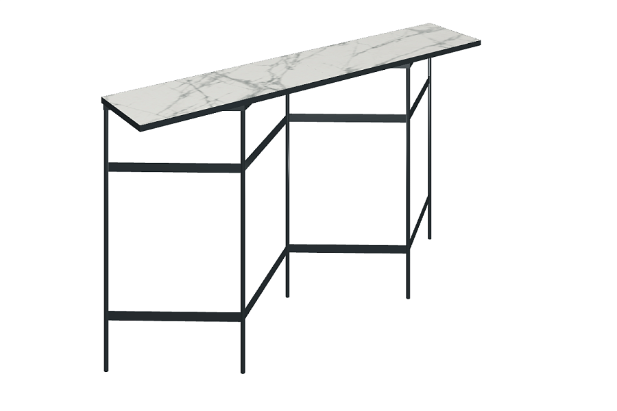 Книжный стеллаж со столешницей из керамогранита Italon Home TRINITY 150х30