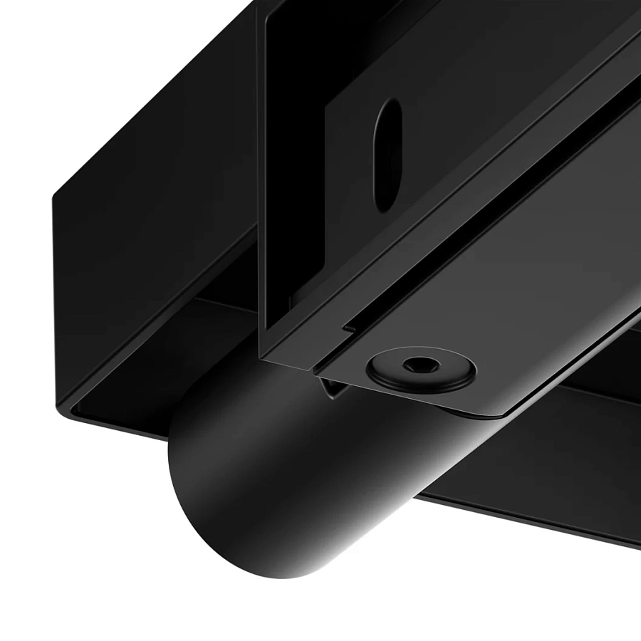 Держатель туалетной бумаги с полочкой Keuco Reva 12873379000 черный матовый