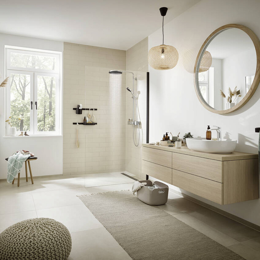 Смеситель для раковины Hansgrohe Vivenis 110, без донного клапана, хром, 75022000