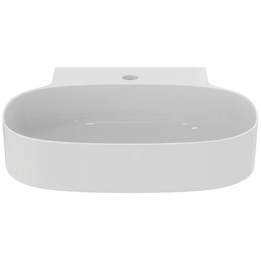 Раковина Ideal Standard Atelier Linda-X 50x48 см T498501 без перелива, шлифованный низ, белый глянцевый