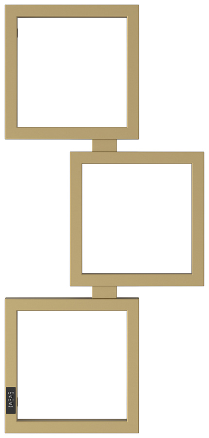 Электрический полотенцесушитель Сунержа Этюд ES 1050х500 левый, Золотой шёлк, арт.32-0846-1050