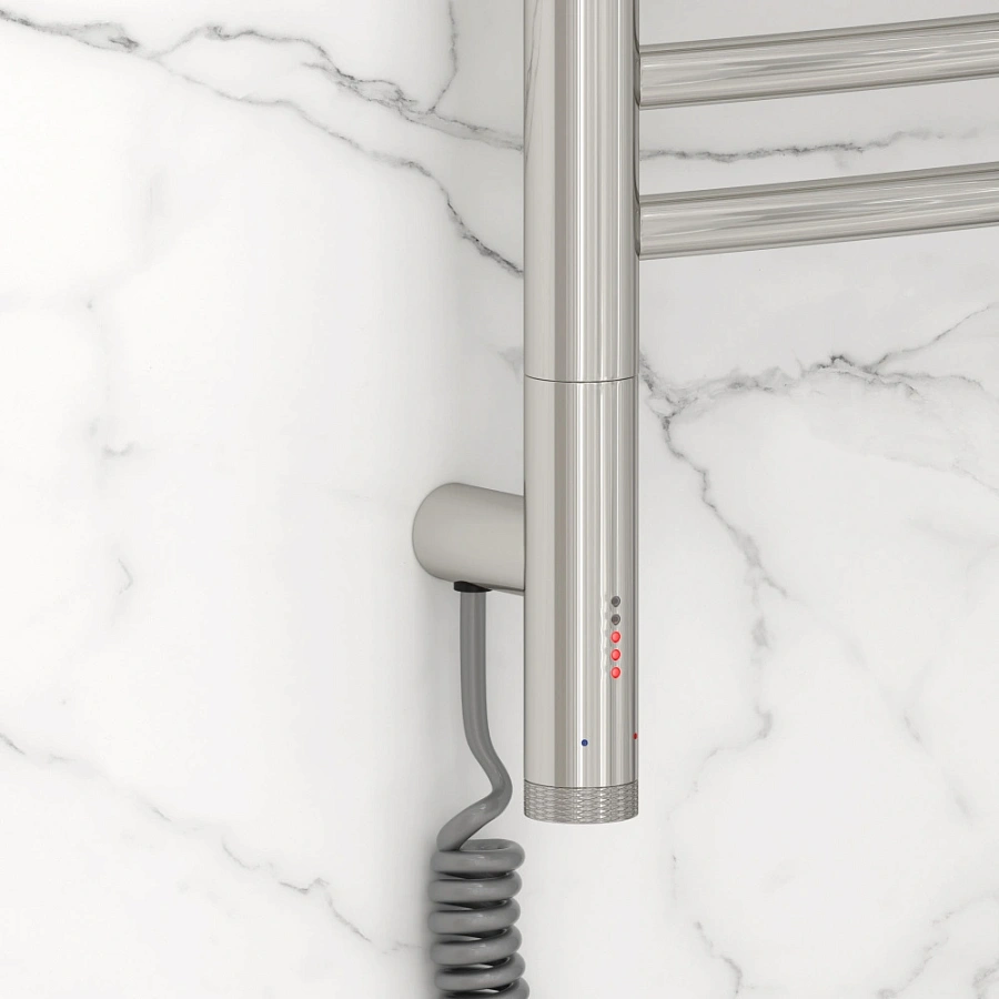 Электрический полотенцесушитель Сунержа Богема 3.1 выгнутая 1000х400 МЭМ левый, Без покрытия, арт.00-6002-1040