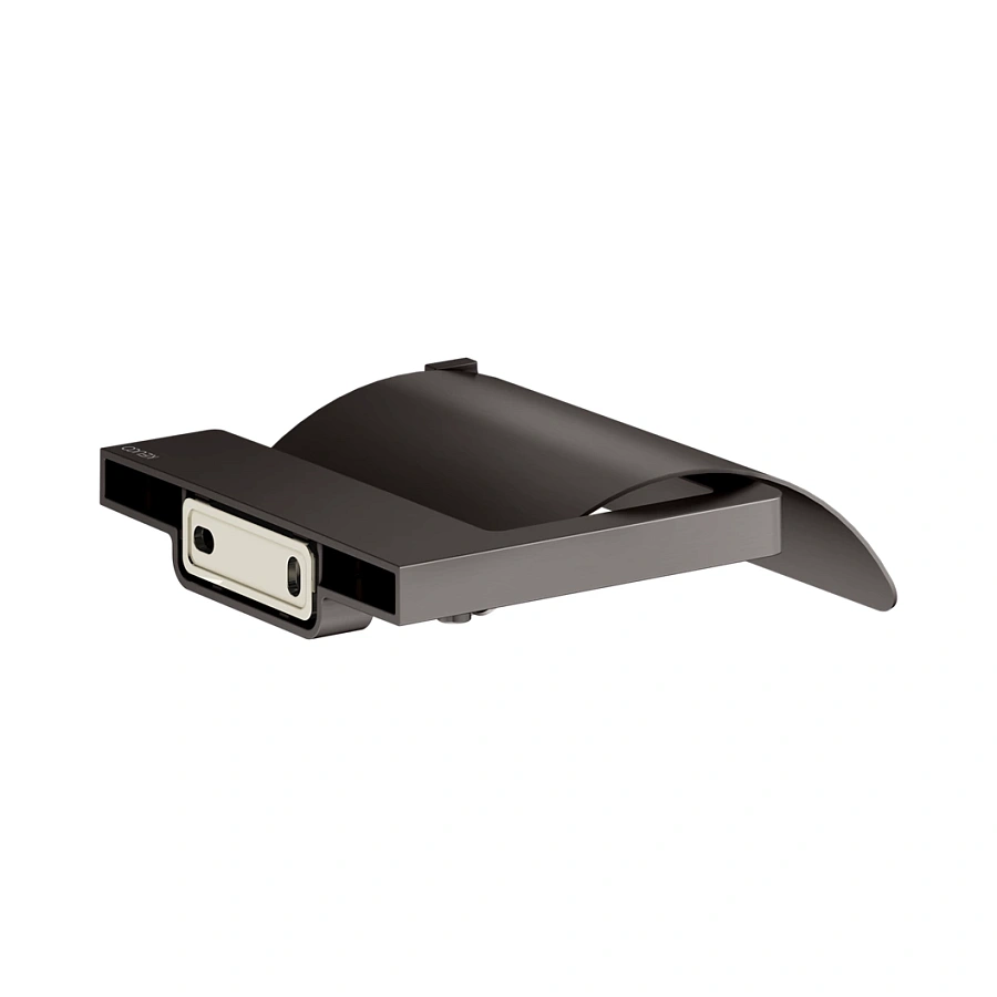 Держатель туалетной бумаги с крышкой Keuco Moll 12760350000 титан черный шлифованный