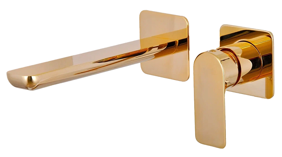 Смеситель для раковины Remer Infinity I15PLDO, золото глянцевое